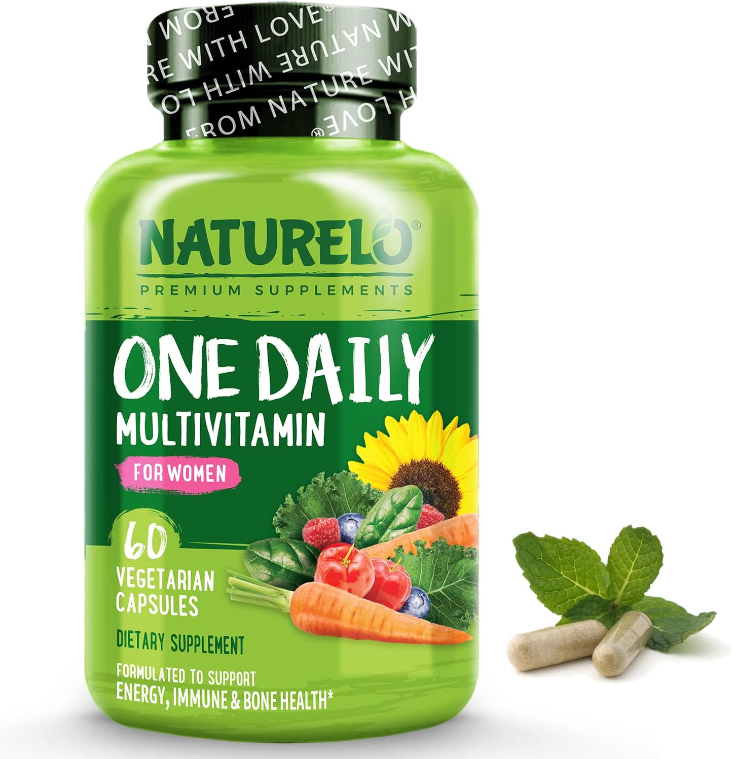 NATURELO One Daily Multivitamin for Women - Energy Support -60 capsule