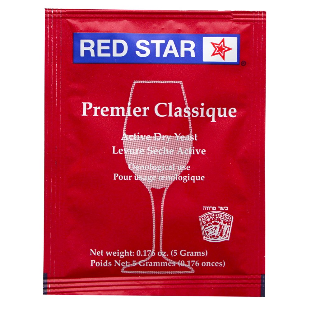 Wine Yeast Red Star Premier Classique Formerly Montrachet for Wine Making x10