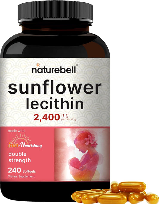 NatureBell Sunflower Lecithin , 240 Softgels