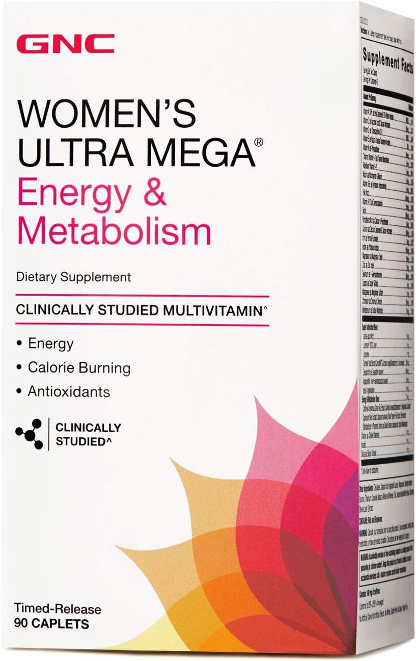 GNC Womens Ultra Mega Energy and Metabolism 90 Count