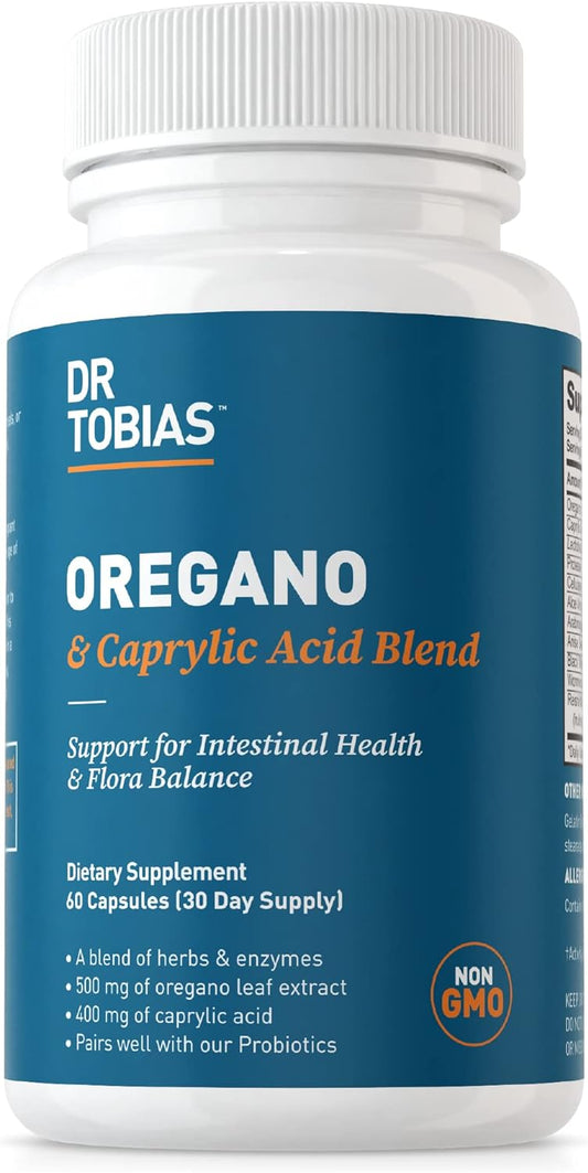 Dr. Tobias Oregano and Caprylic Acid Blend, 60 Count