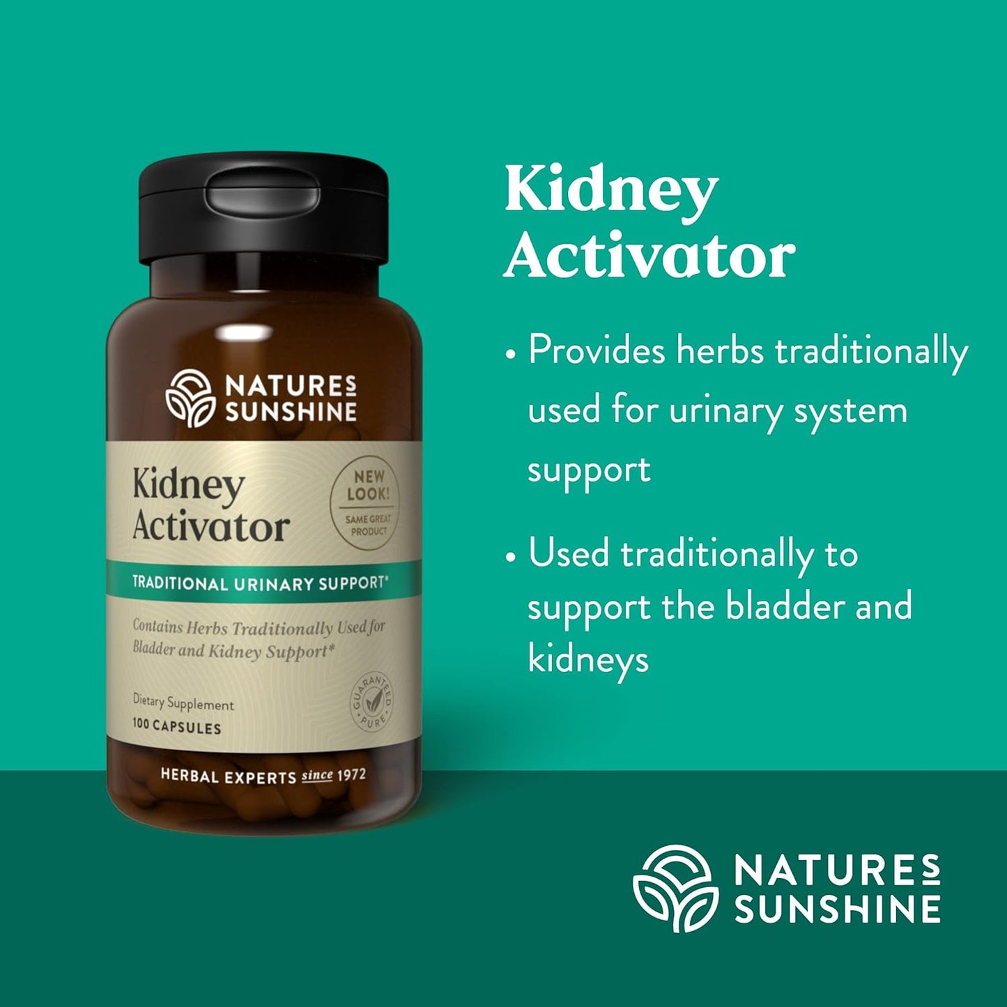 Nature's Sunshine Kidney Activator Capsules, 100 Capsules