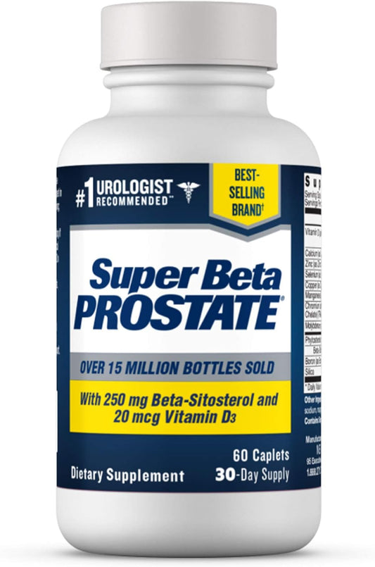 New Vitality Super Beta Prostate Support Supplement for Men's Health