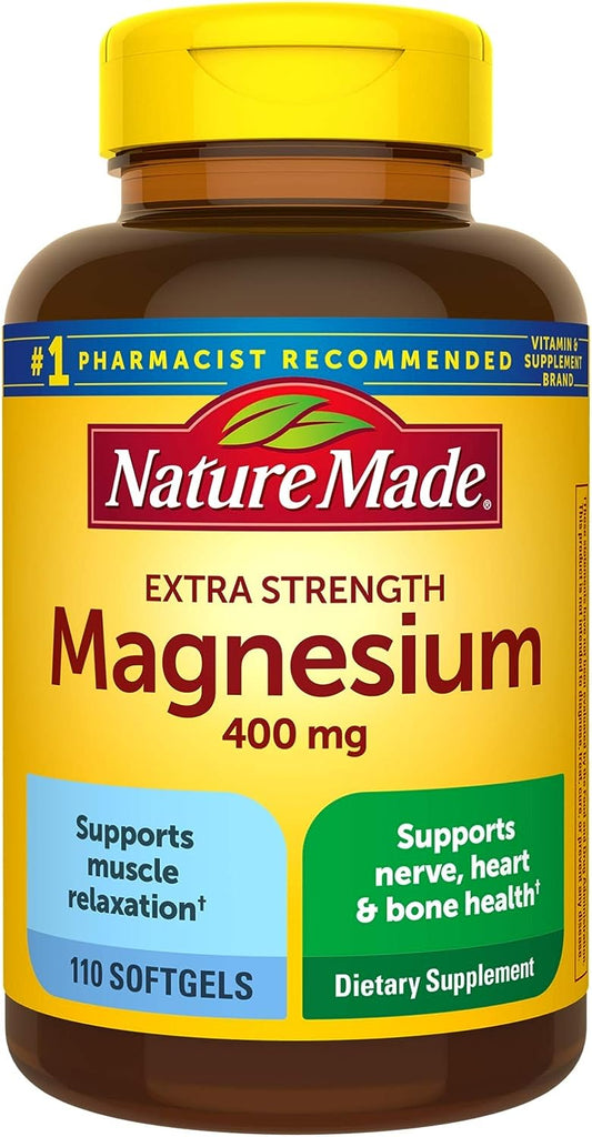 Nature Made Extra Strength Magnesium Oxide 400 mg, 110 Count