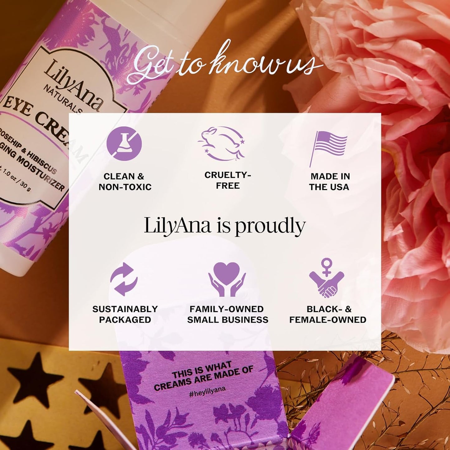 LilyAna Naturals Eye Cream for Dark Circles and Puffiness