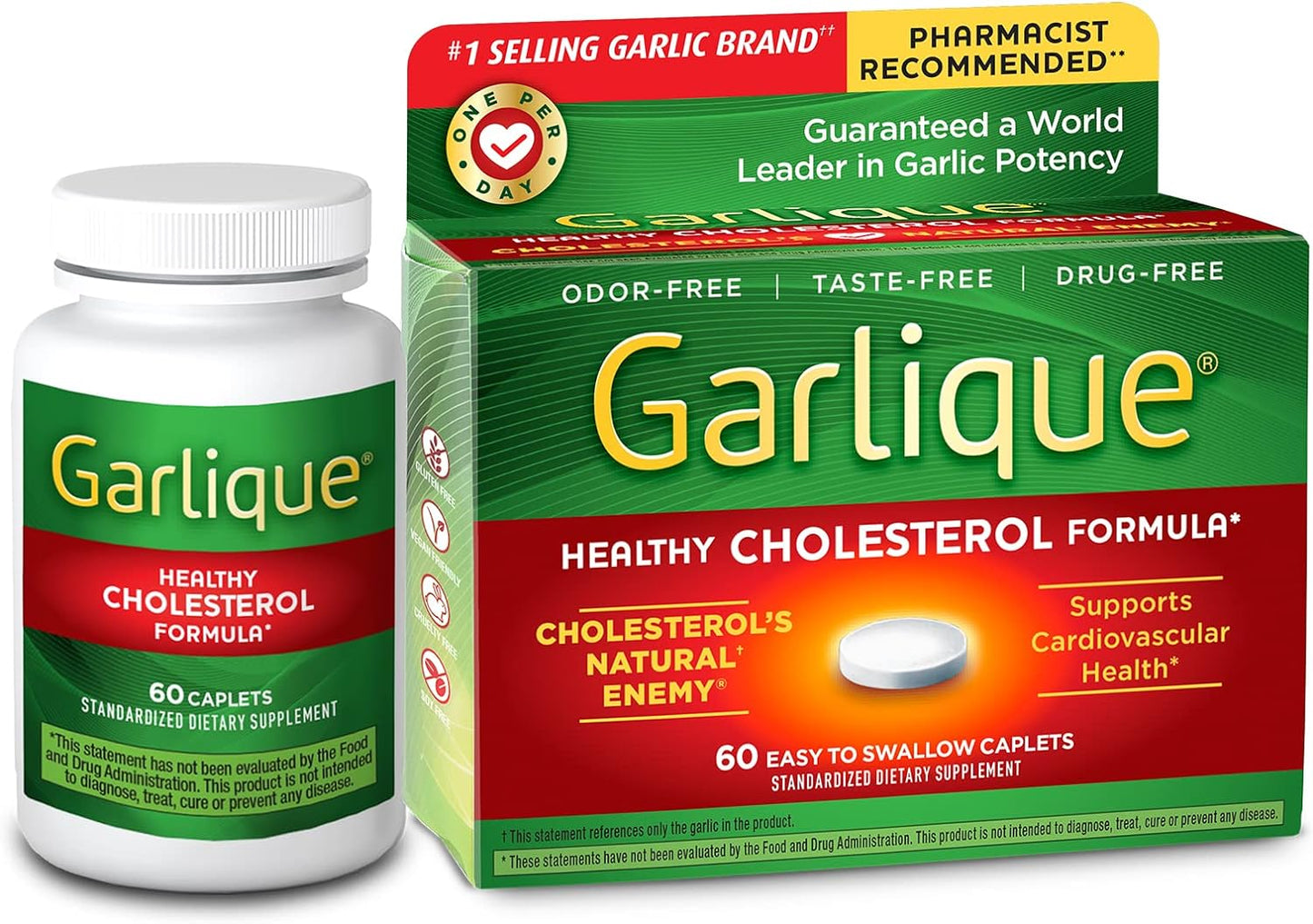 Garlique Healthy Cholesterol Formula 60 Caplets