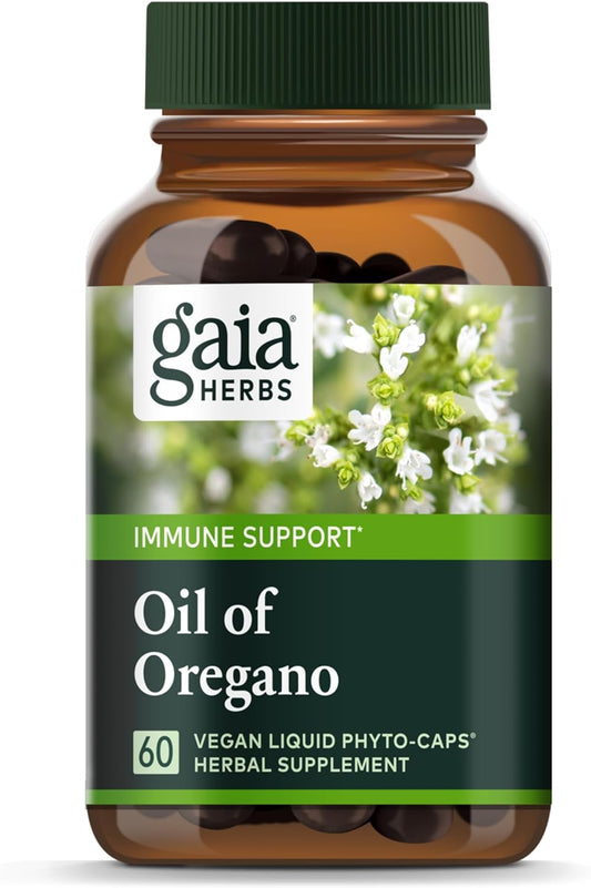 Gaia Herbs Oil of Oregano - Immune and Antioxidant Support 60 count