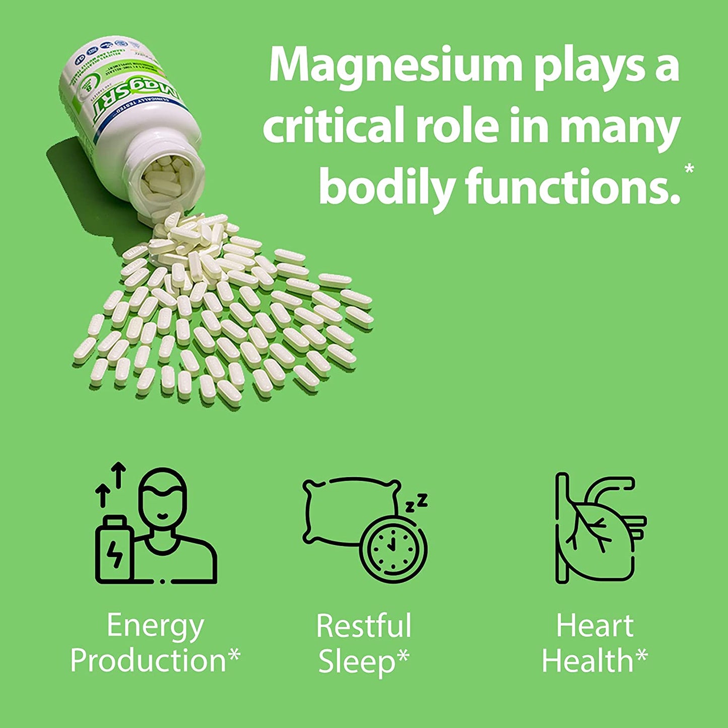 Jigsaw Health MAG SRT Magnesium Supplement