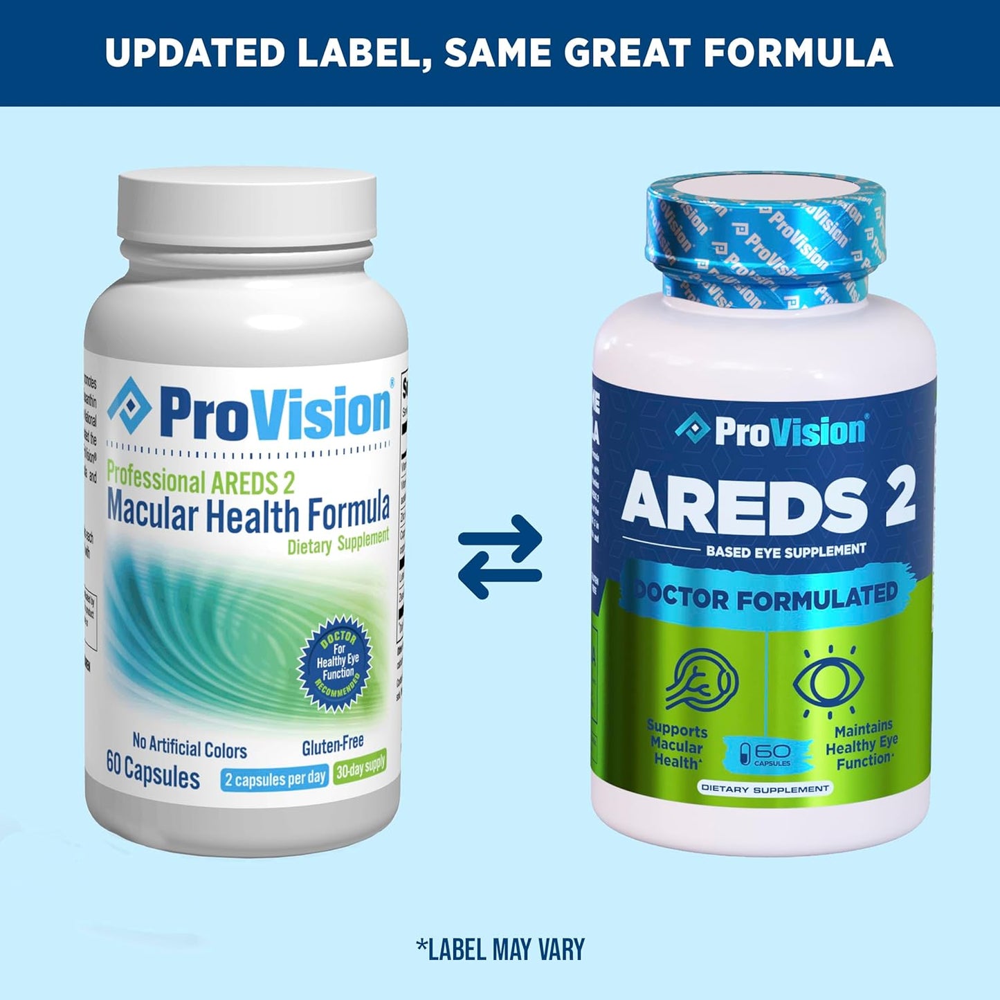 ProVision AREDS 2 Eye Vitamins - Enhance Vision Supplements