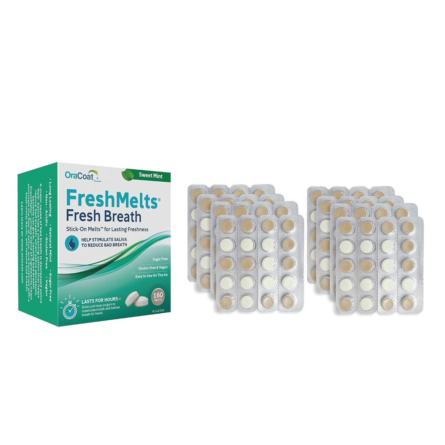 Oracoat® FreshMelts® Fresh Breath Stick 160 Count