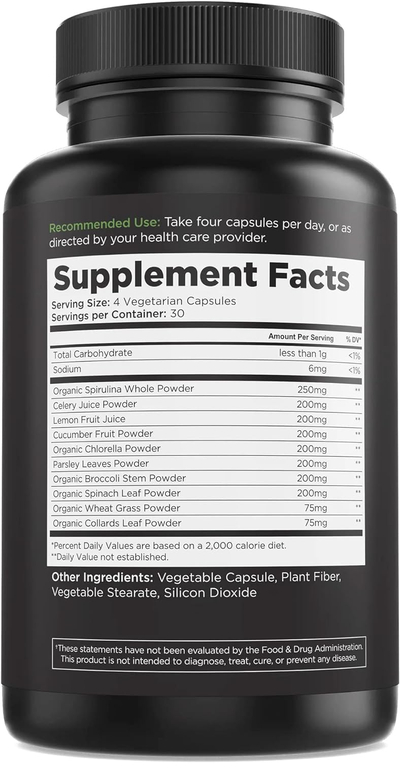 Livingood Daily Greens Capsules -120 Capsules