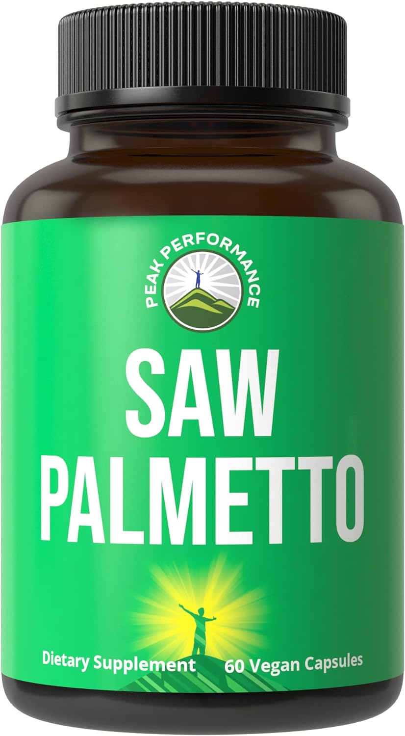 Peak Performance Saw Palmetto Capsules for Men and Women