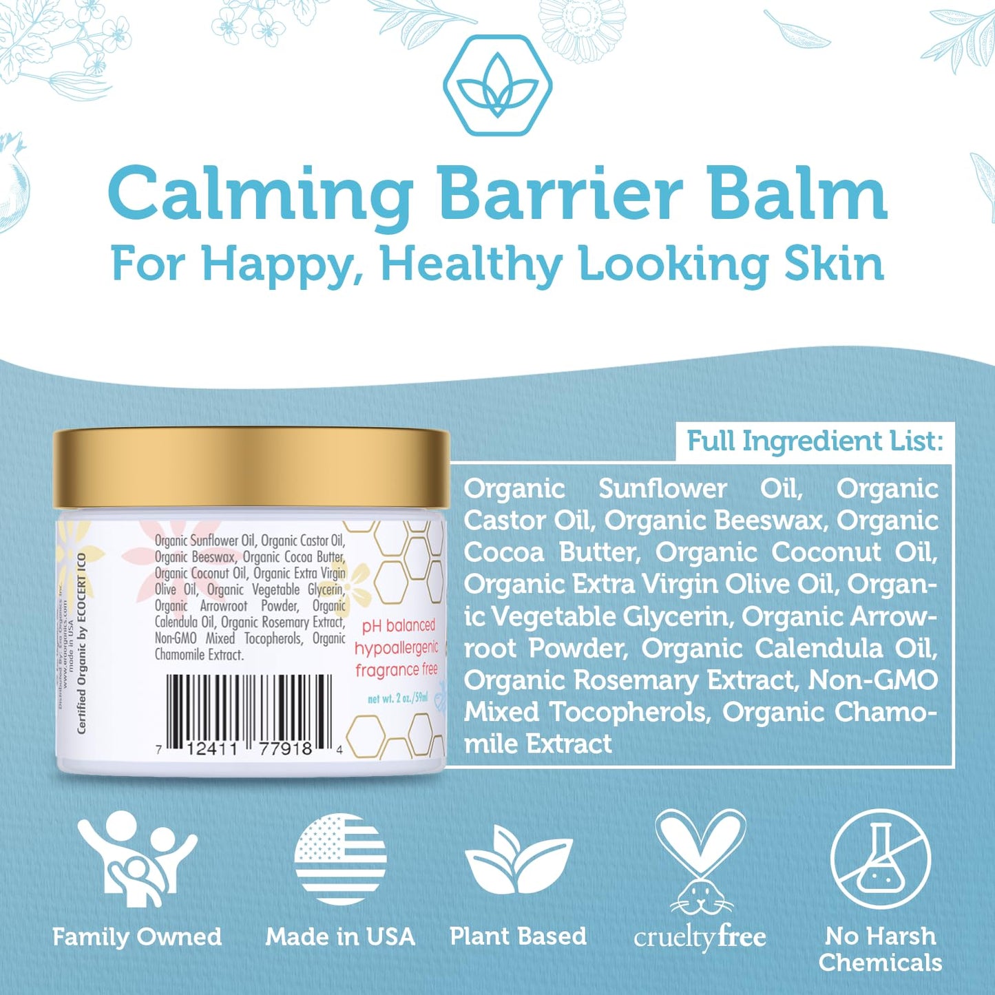 Era Organics Baby Diaper Balm -Extra Soothing and Nourishing