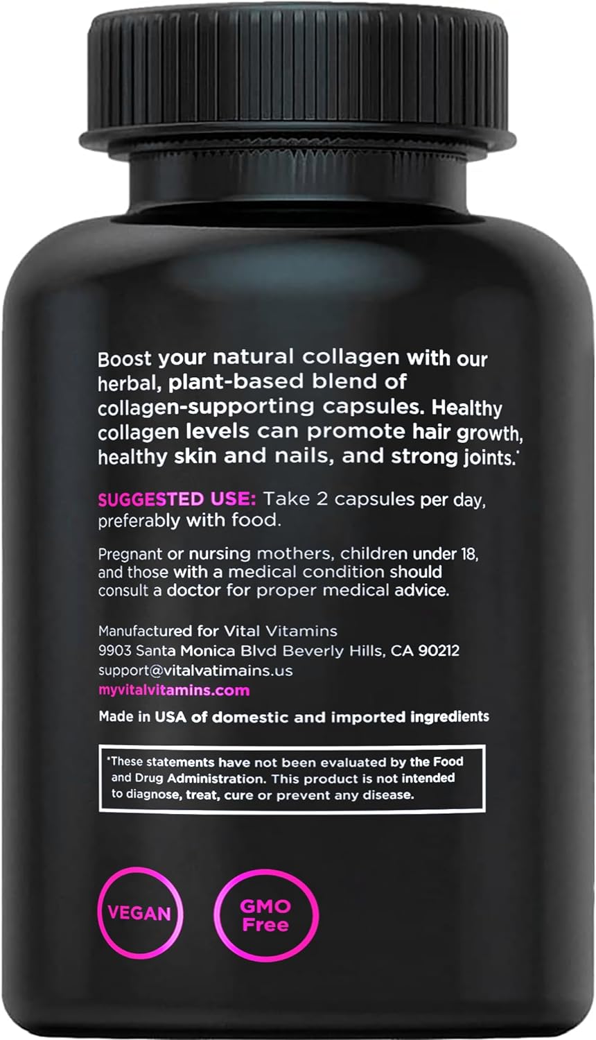 Vital Vitamins Vegan Collagen Booster  60 Capsules