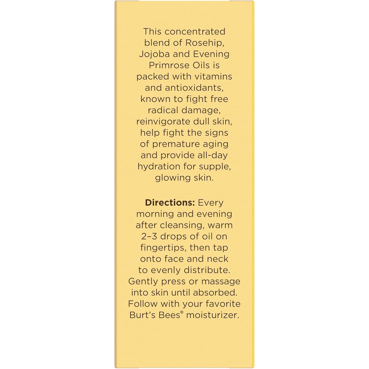 Burt's Bees Gua Sha Face Oil With Rosehip Seed Extract,0.51 fl. oz.