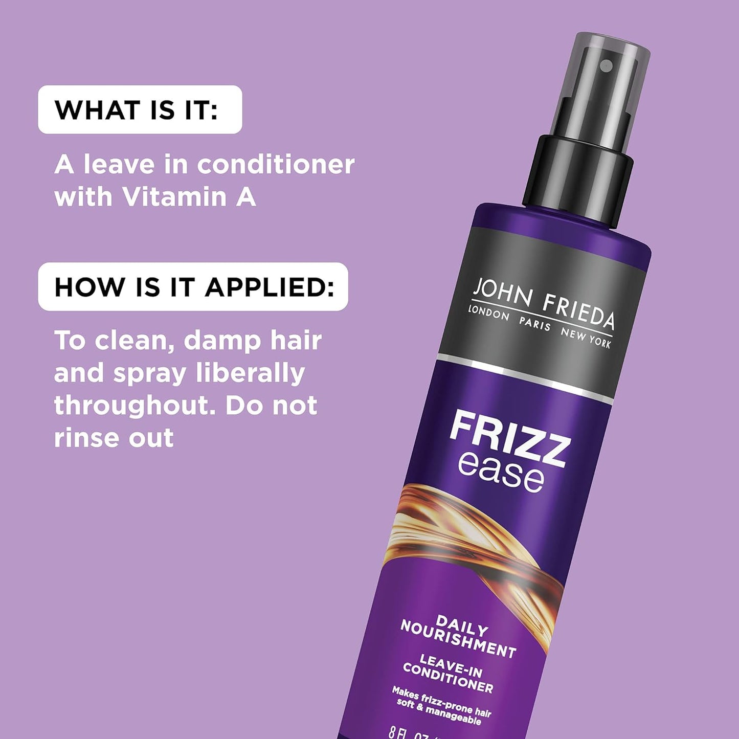 John Frieda Frizz Ease Daily Nourishment Leave-in Conditioner