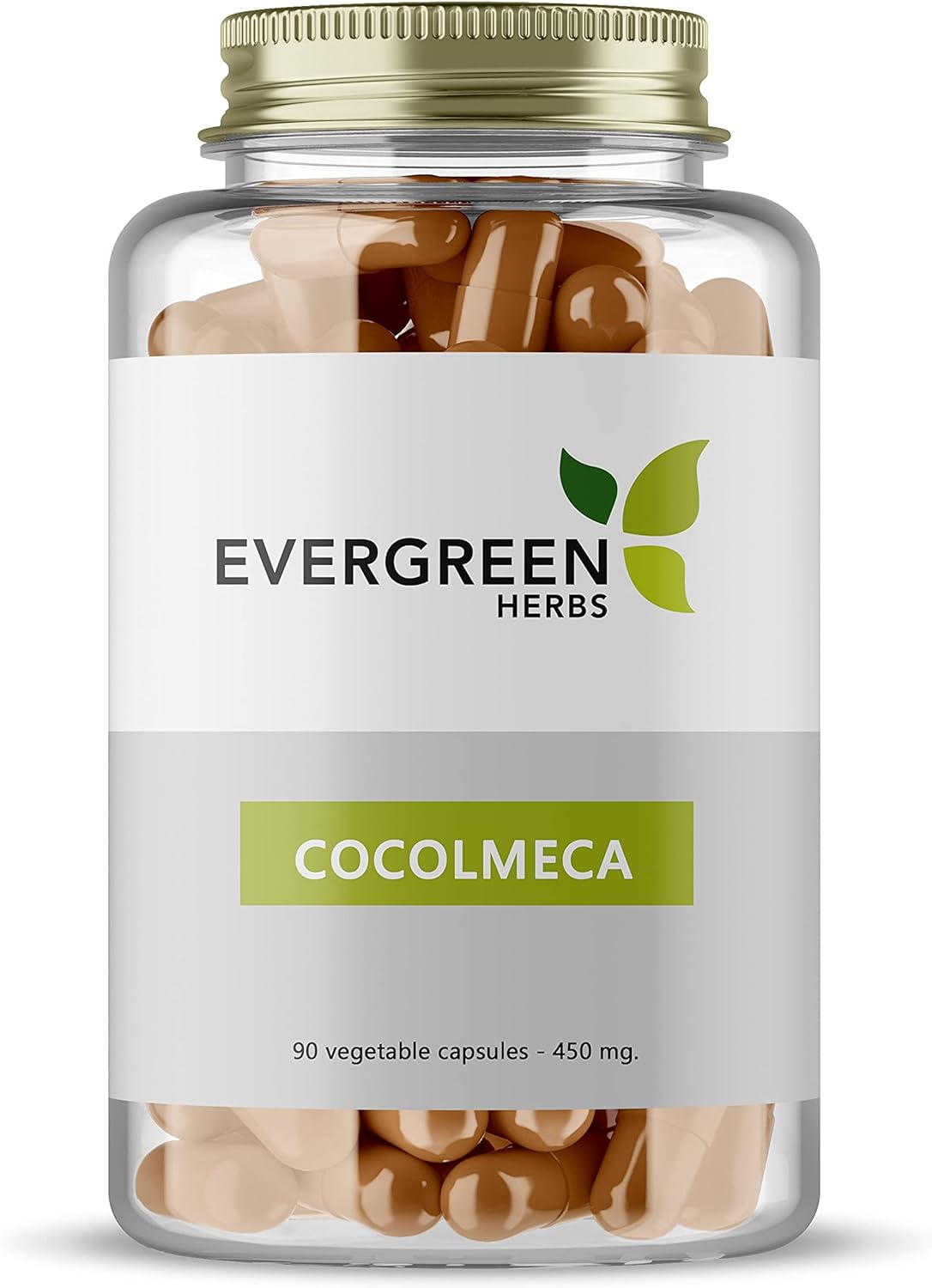 Evergreen Herbs Cocolmeca Capsules - 450 mg. - 90 capsules