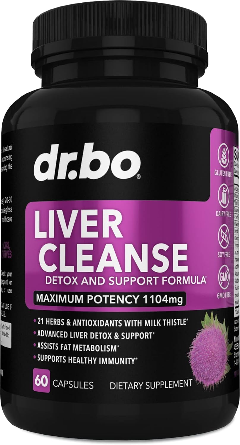 Liver Cleanse Detox Support Supplement -60 capsules