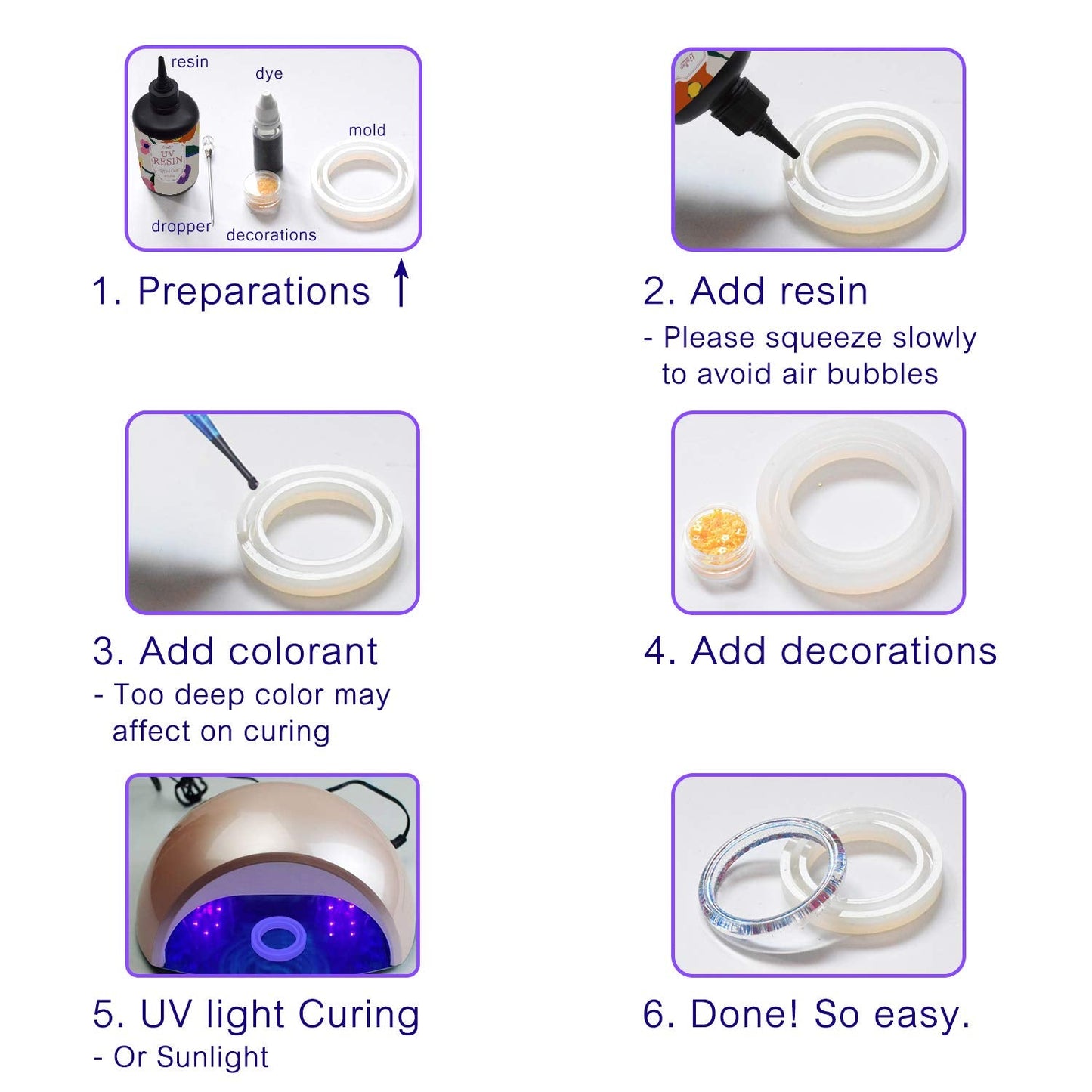 UV Resin - Improved 200g Crystal Clear Hard Ultraviolet