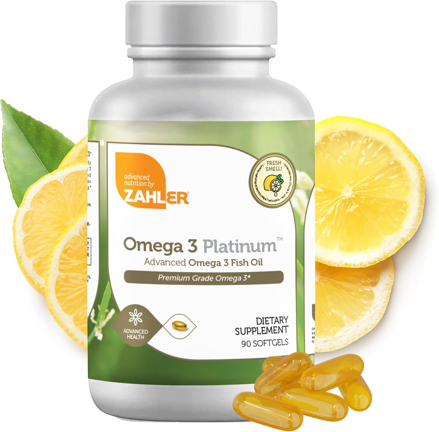 Zahler Omega 3 Fish Oil - Omega 3 Supplements - 90 Softgels