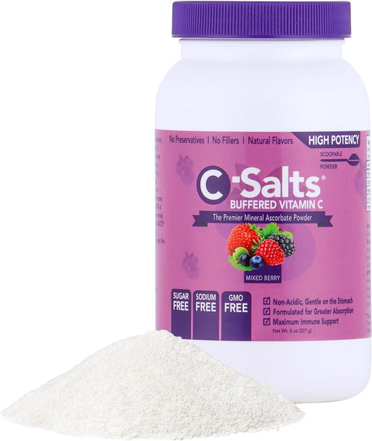 C-Salts Buffered Vitamin C Powder 8oz