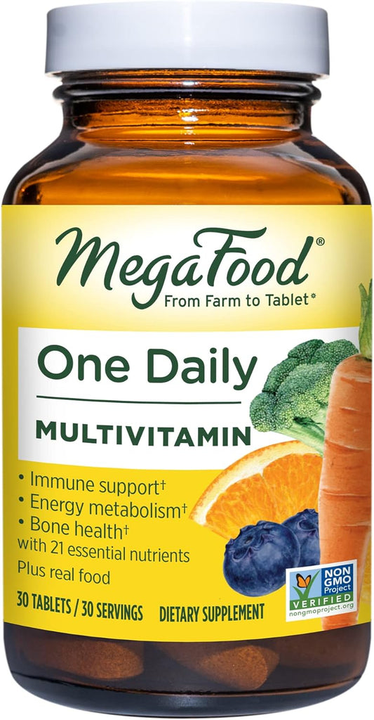 MegaFood One Daily Multivitamin - Multivitamin for Women and Men 30 tabs