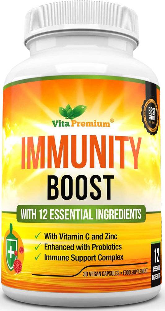 Immune System Booster with Vitamins 30 count