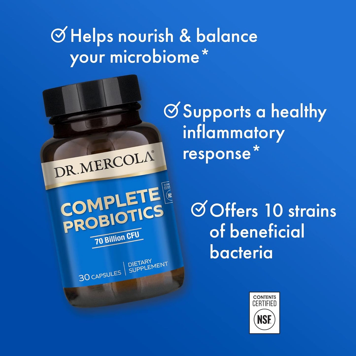 Dr. Mercola Complete Probiotics 30 count