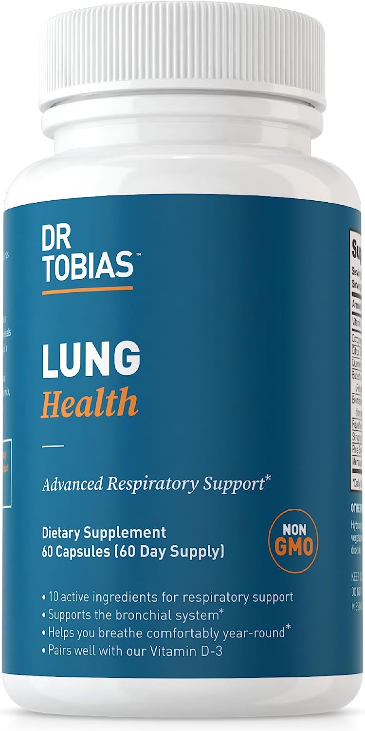 Dr. Tobias Lung Health  Lung Support Supplement 60 Capsules