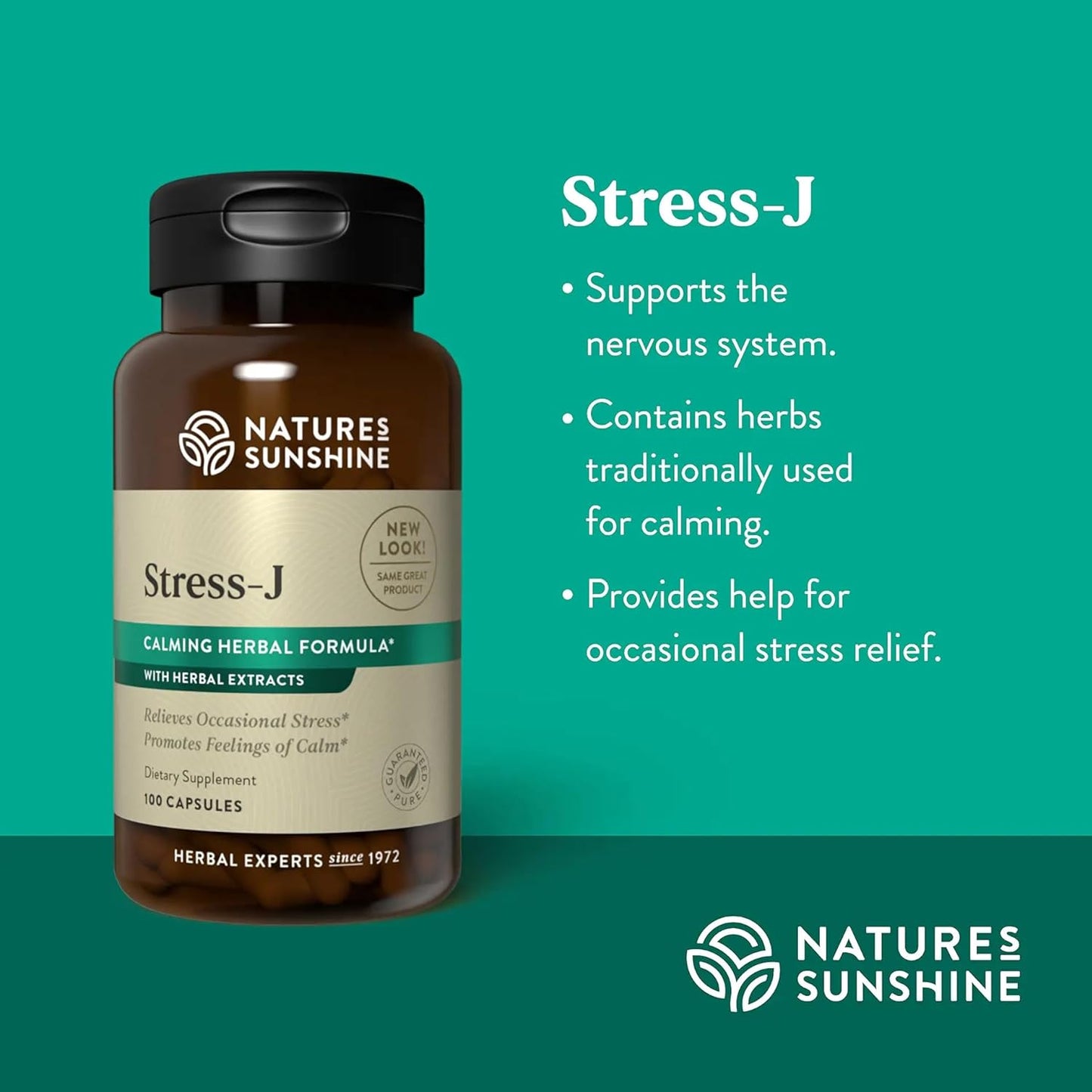 Nature's Sunshine Stress-J 100 Capsules