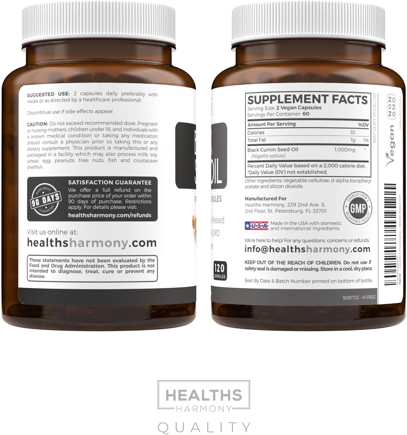 Black Seed Oil - 120 Softgel Capsules