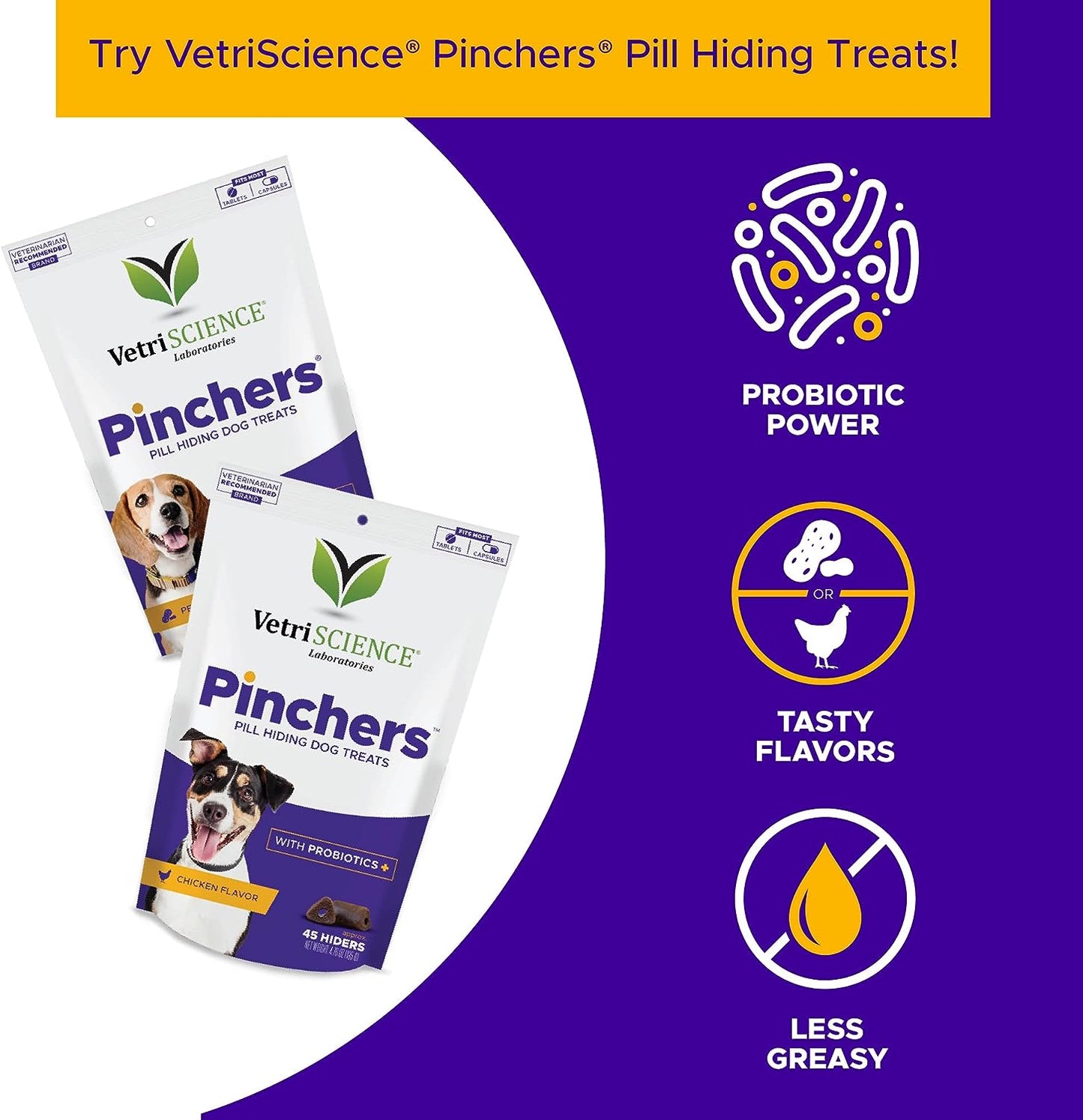 VetriScience Vetri Mega Probiotics for Dogs & Cats– 180 Capsules