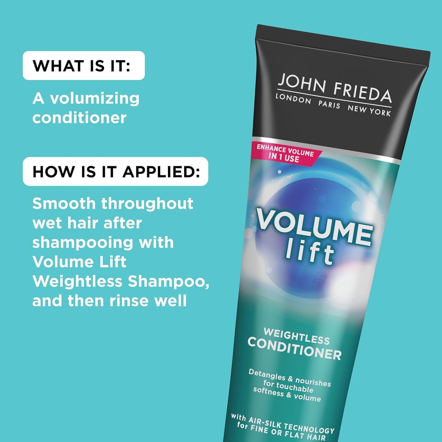 John Frieda Volume Lift Lightweight Conditioner for Natural Fullness