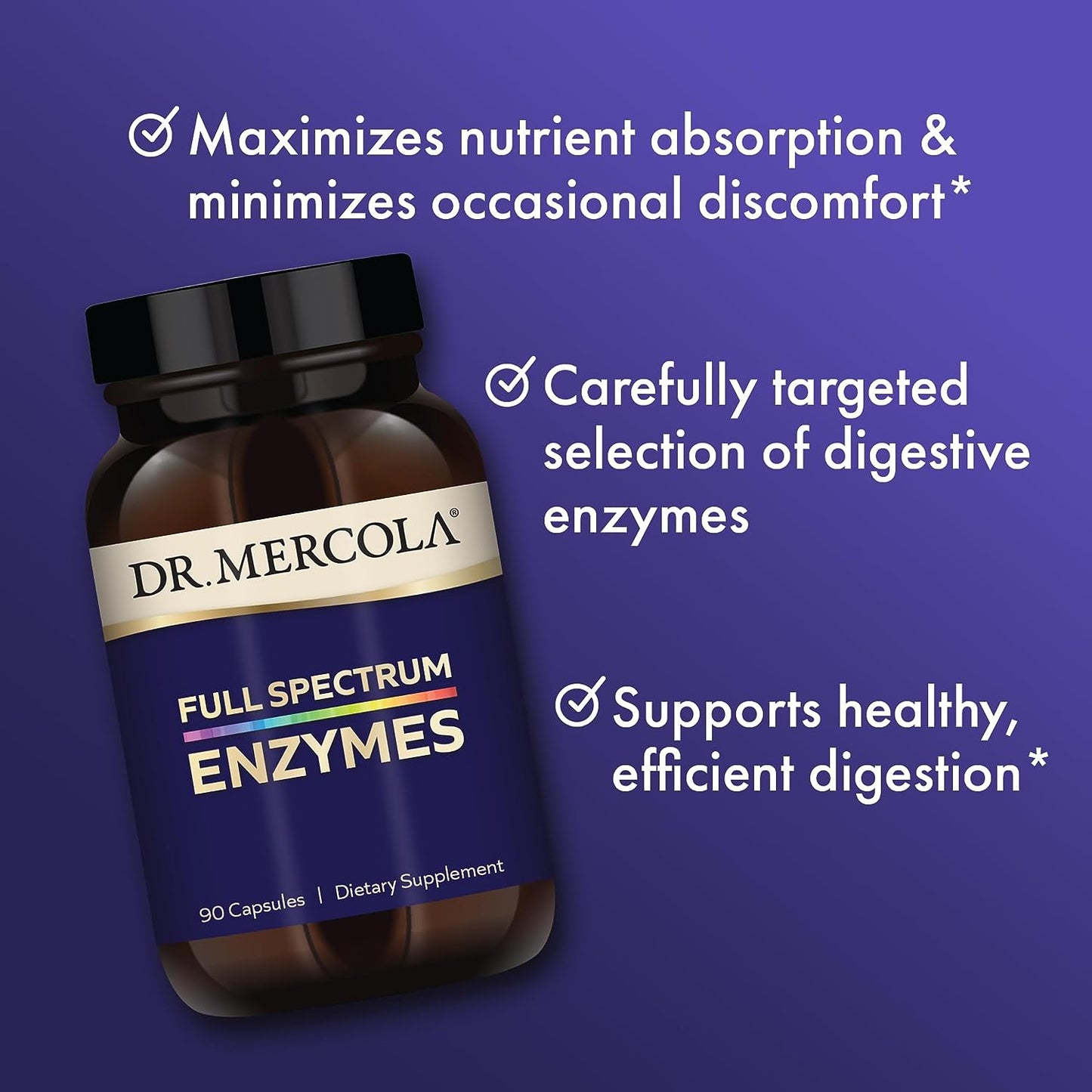 Dr. Mercola, Full Spectrum Enzymes 90 count