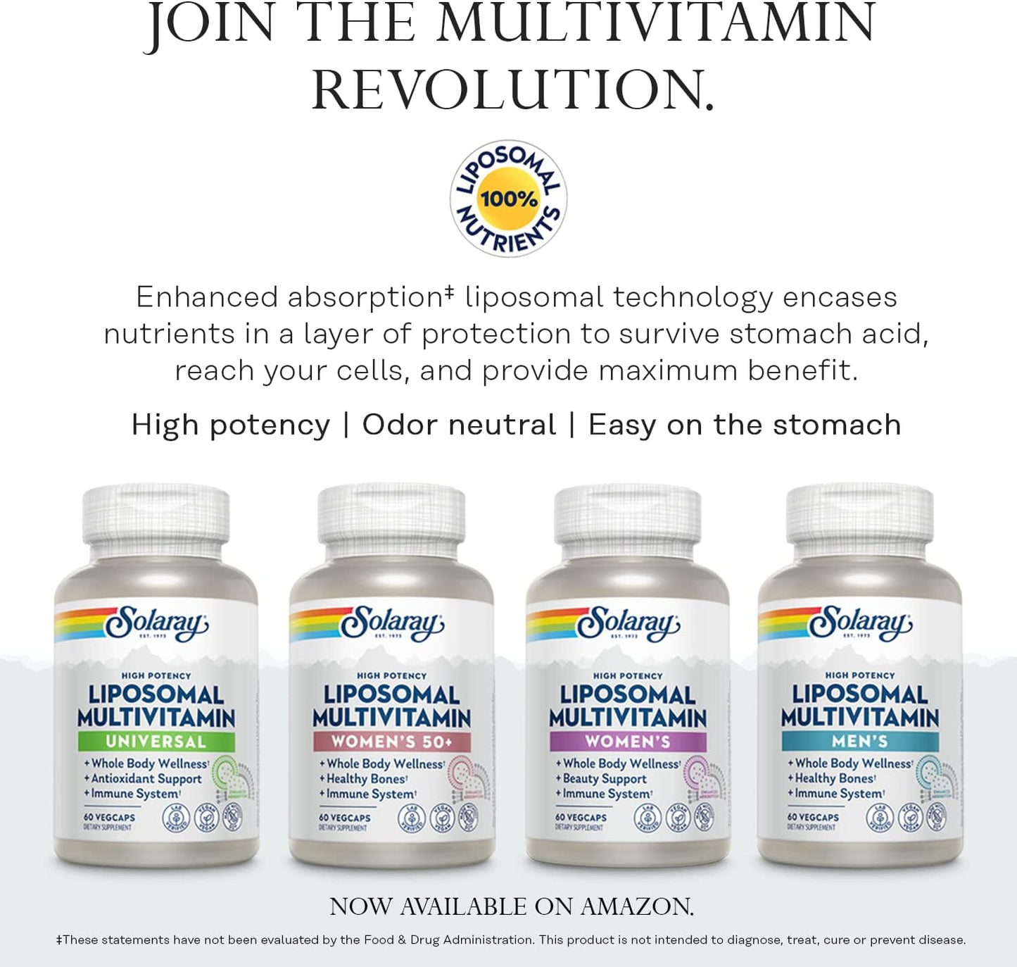 SOLARAY Quercetin Bromelain & Vitamin C 60 count