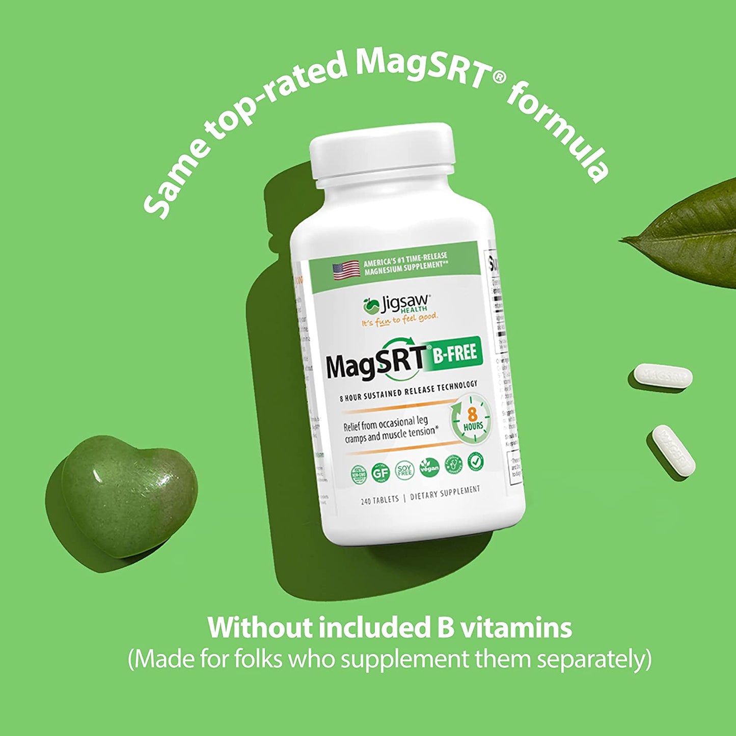 Jigsaw Health MAG SRT Magnesium Supplement