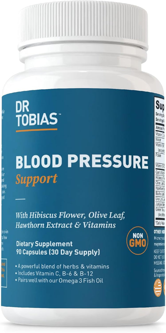 Dr. Tobias Blood Pressure Support Supplement  90 Capsules