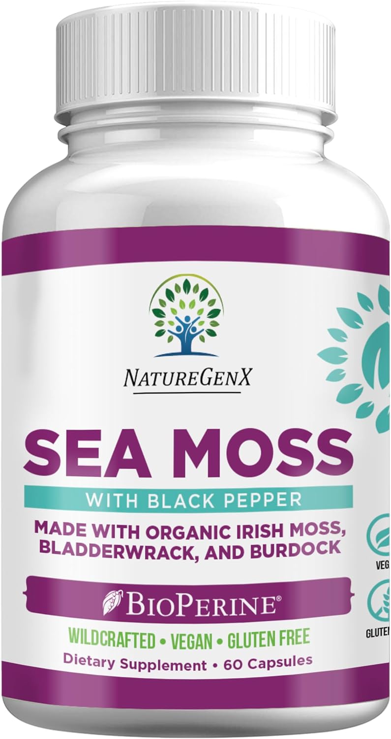 Certified Organic Sea Moss Capsules -60 capsules