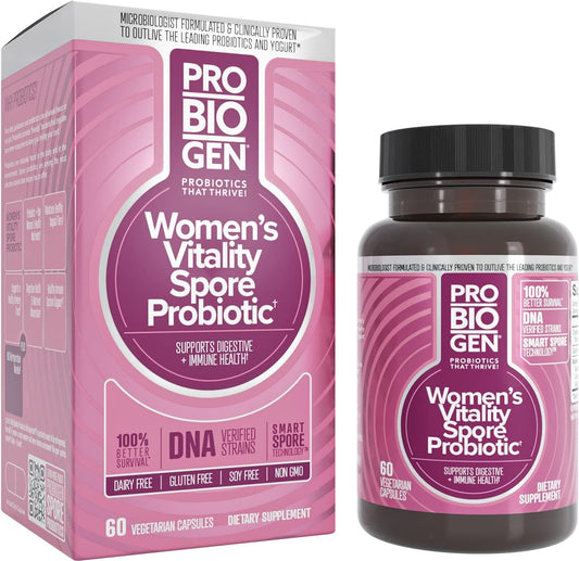 Probiogen Women’s Daily Vitality Probiotic, Vitality Supplement, 60 count