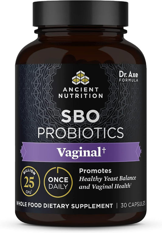 Ancient Nutrition Probiotic for Women, Once Daily Women's Probiotics for Vaginal Health, 30count