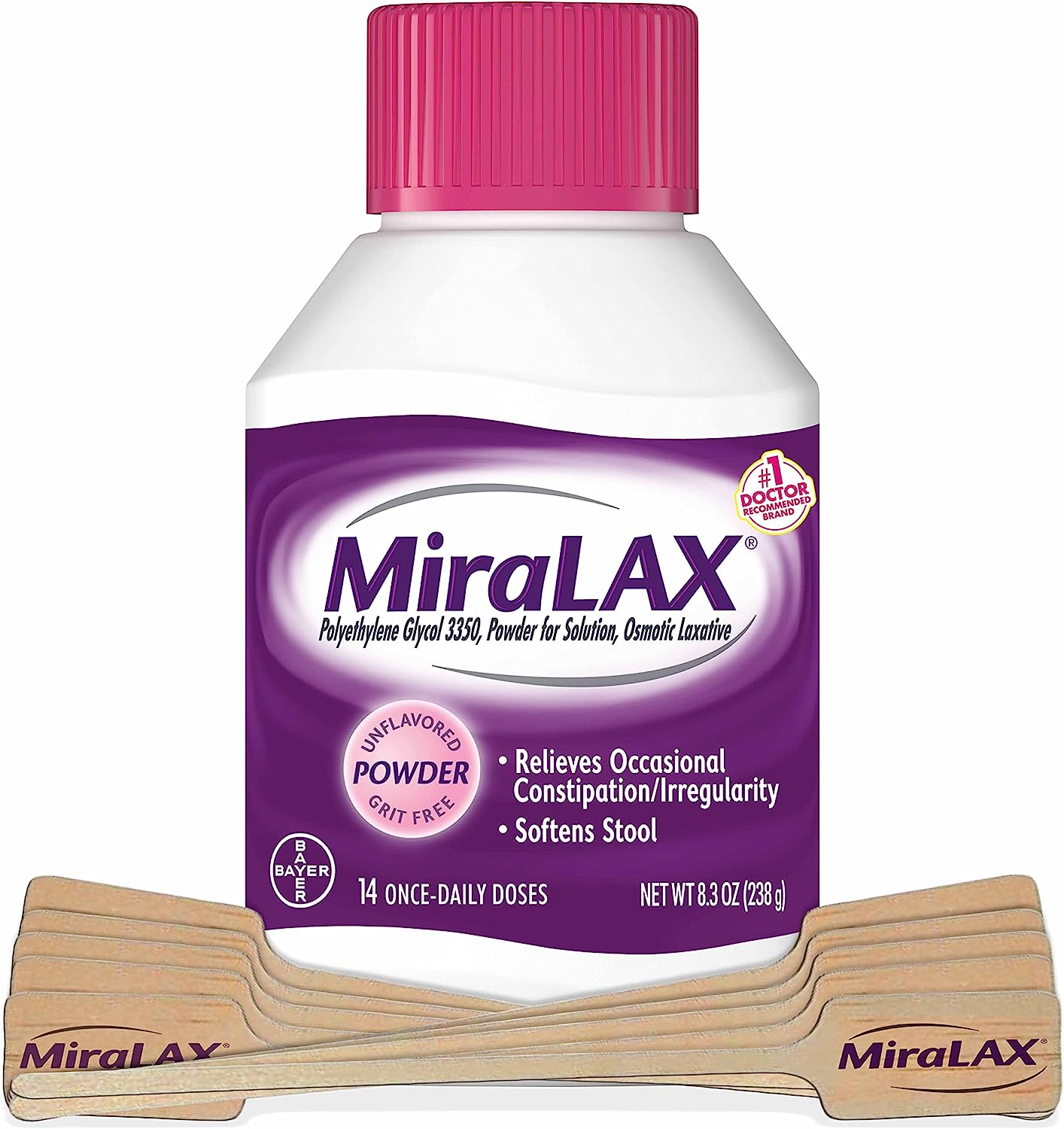 MiraLAX Gentle Constipation Relief Laxative Powder