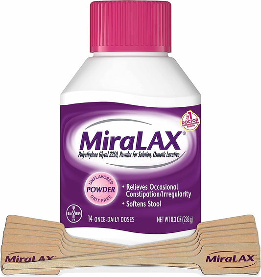 MiraLAX Gentle Constipation Relief Laxative Powder