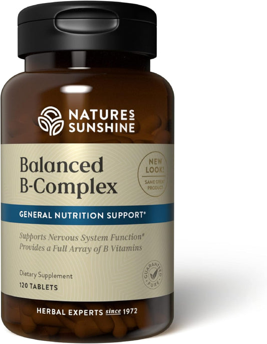 Nature's Sunshine Balanced B Complex, 120 Tablets