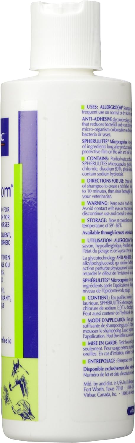 Virbac Allergroom Shampoo 8-Ounce