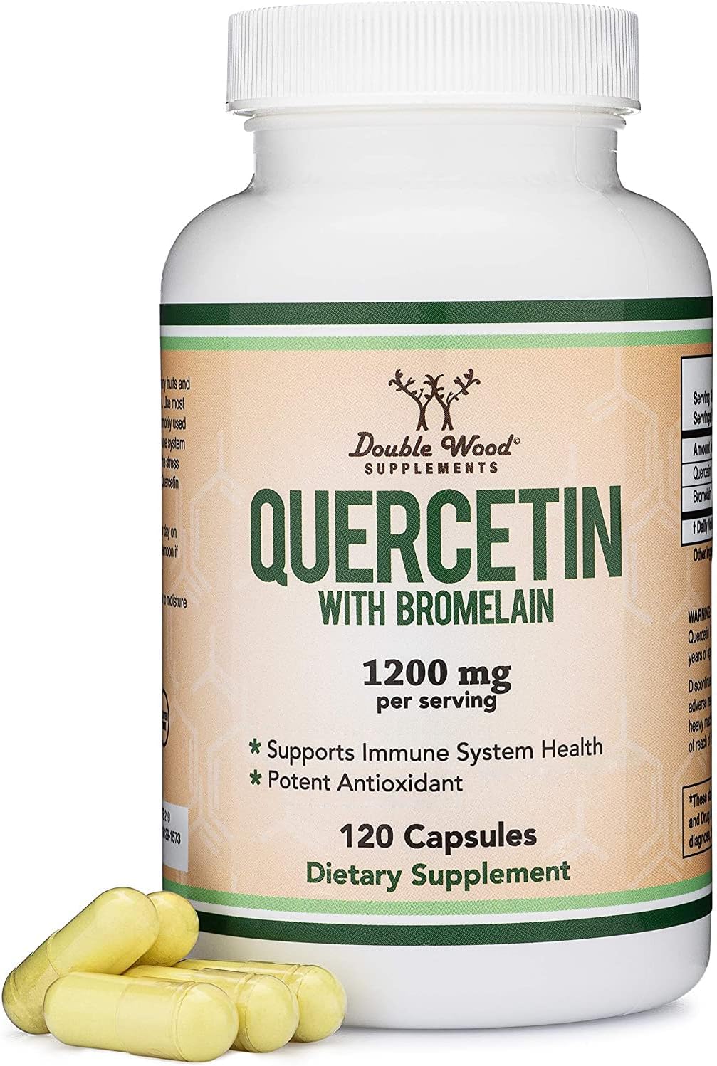 Quercetin with Bromelain  Immune Health - 120 Count