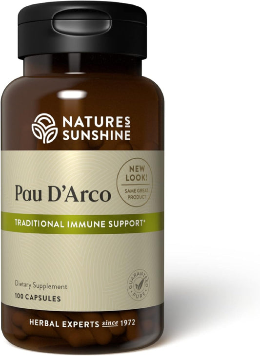 Nature's Sunshine Pau D’ Arco, 100 Capsules