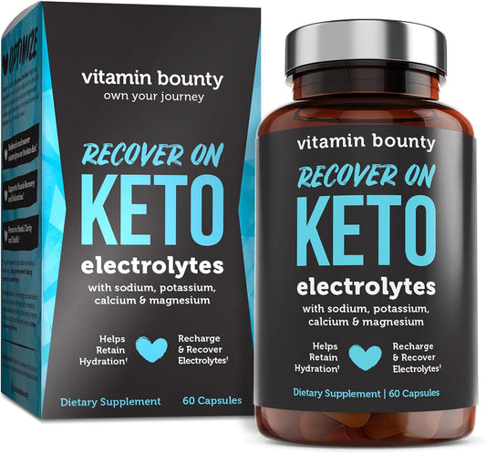 Vitamin Bounty Recover On Keto Electrolytes 60 Capsules