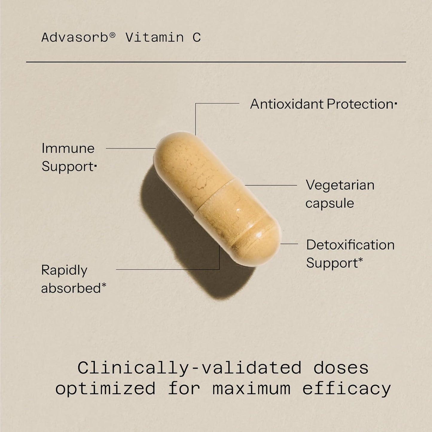 Quality of Life - Advasorb® Vitamin C Supplement - 60 Vegicaps