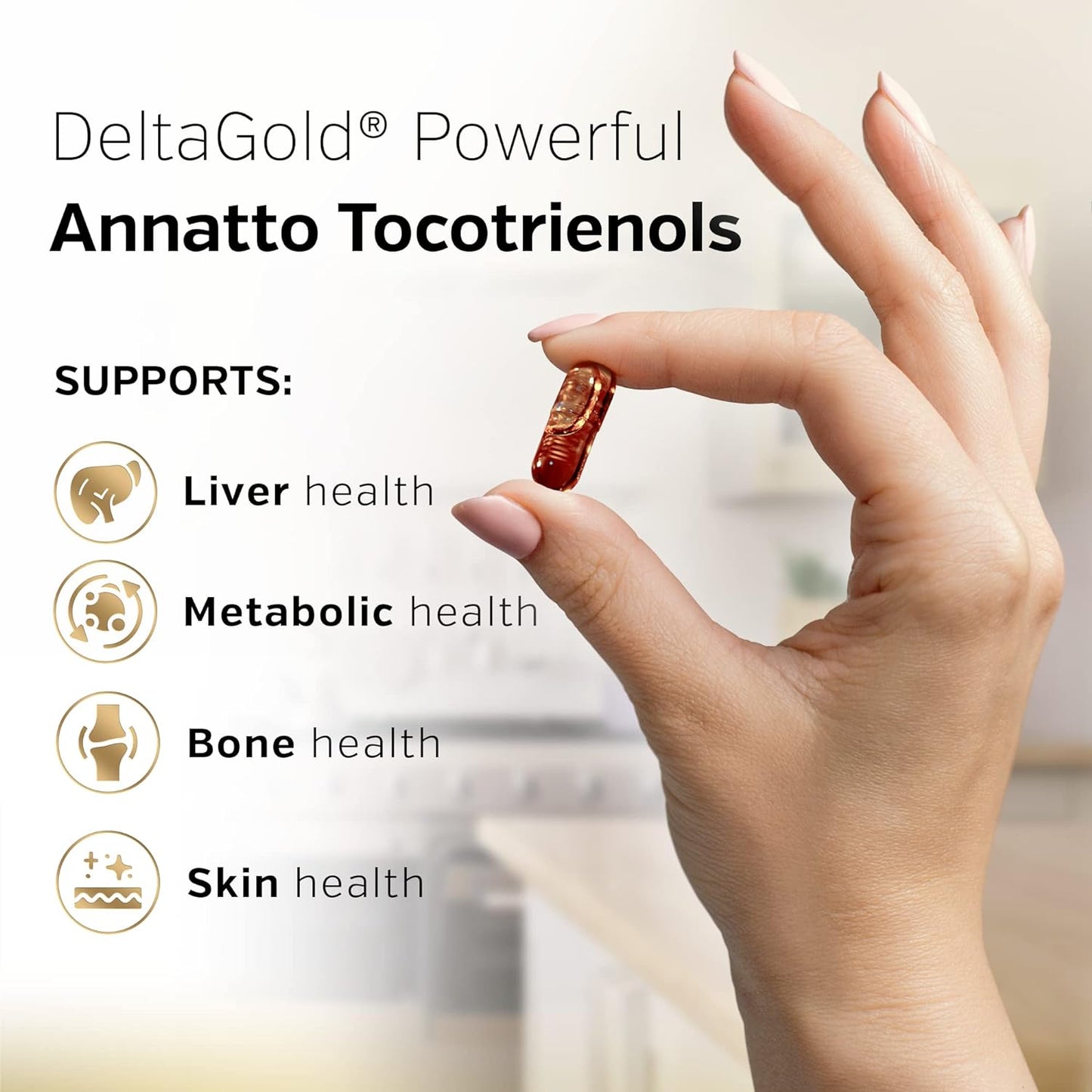 Sunergetic Premium Annatto Tocotrienol Supplement - 30 capsules