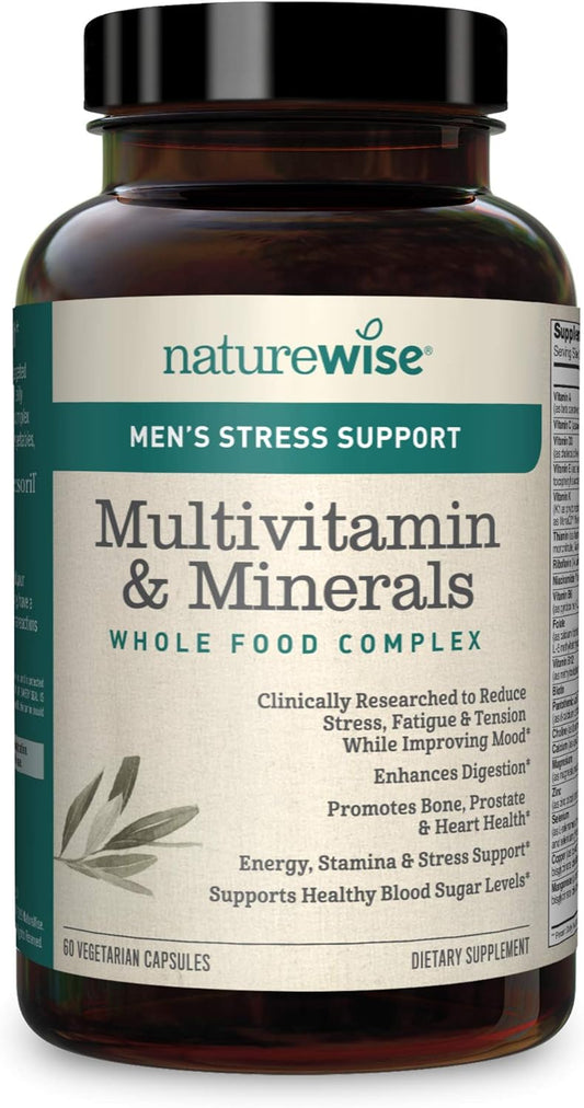 NatureWise Multivitamin for Men's Daily Stress Support 60 Count